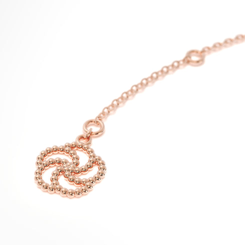 18K rose gold Bloomy diamond and mother of pearl bracelet